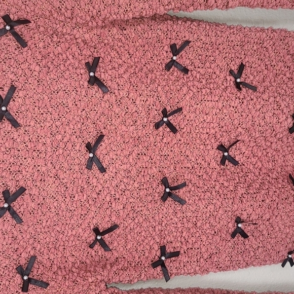 LC Lauren Conrad Bow Longsleeve Sweater Size XS - Picture 2 of 8
